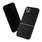 Thin Line Collection (Thin Silver Line) - iPhone Cases