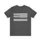 Freedom Collection (Thin Silver Line) - Unisex Fuser T-shirt