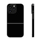 Thin Line Collection (Thin Silver Line) - iPhone Cases