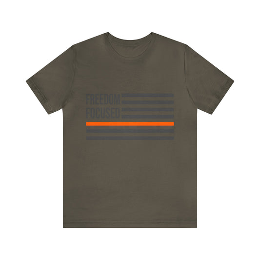 Freedom Collection (Thin Orange Line) - Unisex Jersey Short Sleeve