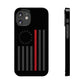 Freedom Collection (Thin Red Line) - iPhone Cases