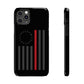 Freedom Collection (Thin Red Line) - iPhone Cases