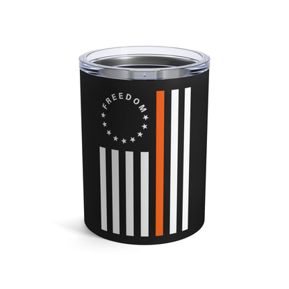 Freedom Collection (Thin Orange Line) - Tumbler 10oz