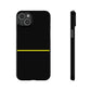 Thin Line Collection (Thin Yellow Line) - iPhone Cases