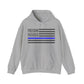Freedom Collection (Thin Blue Line) - Unisex Heavy Blend™ Hooded Sweatshirt