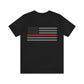 Never Forget Collection (Thin Red Line) - Unisex Fuser T-shirt