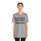 Freedom Collection (Thin Silver Line) - Unisex Jersey Short Sleeve