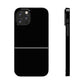Thin Line Collection (Thin Silver Line) - iPhone Cases