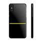 Thin Line Collection (Thin Yellow Line) - iPhone Cases