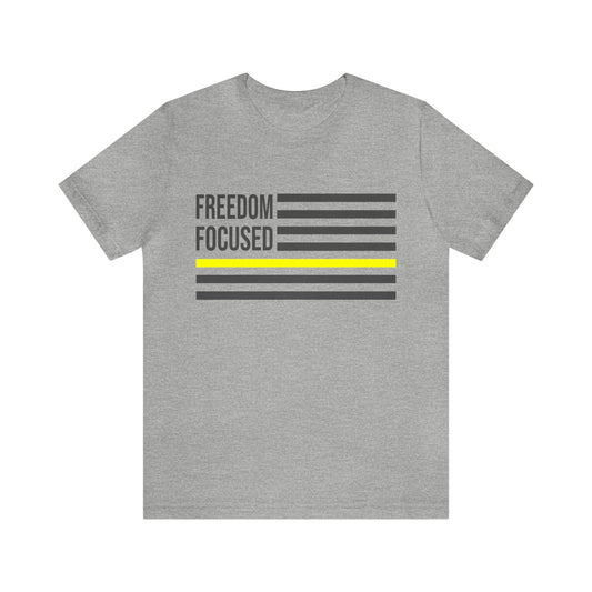 Freedom Collection (Thin Yellow Line) - Unisex Jersey Short Sleeve