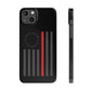 Freedom Collection (Thin Red Line) - iPhone Cases