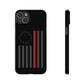 Freedom Collection (Thin Red Line) - iPhone Cases