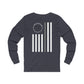 Freedom Collection (Thin Silver Line) - Unisex Jersey Long Sleeve Tee