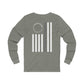 Freedom Collection (Thin Silver Line) - Unisex Jersey Long Sleeve Tee