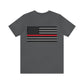 Never Forget Collection (Thin Red Line) - Unisex Fuser T-shirt