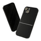 Thin Line Collection (Thin Silver Line) - iPhone Cases