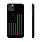 Freedom Collection (Thin Red Line) - iPhone Cases