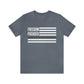 Freedom Collection (Thin Silver Line) - Unisex Fuser T-shirt