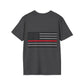 Never Forget Collection (Thin Red Line) - Unisex Softstyle T-Shirt