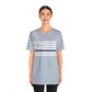 Freedom Collection (Thin Silver Line) - Unisex Fuser T-shirt