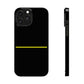 Thin Line Collection (Thin Yellow Line) - iPhone Cases