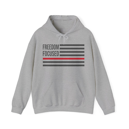 Freedom Collection (Thin Red Line) - Unisex Heavy Blend™ Hooded Sweatshirt