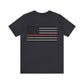 Never Forget Collection (Thin Red Line) - Unisex Fuser T-shirt