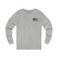 Freedom Collection (Thin Silver Line) - Unisex Jersey Long Sleeve Tee
