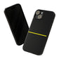 Thin Line Collection (Thin Yellow Line) - iPhone Cases
