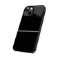 Thin Line Collection (Thin Silver Line) - iPhone Cases