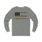 Standard Collection (Thin Orange Line) - Unisex Jersey Long Sleeve Tee