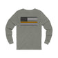 Standard Collection (Thin Orange Line) - Unisex Jersey Long Sleeve Tee