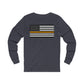 Standard Collection (Thin Orange Line) - Unisex Jersey Long Sleeve Tee