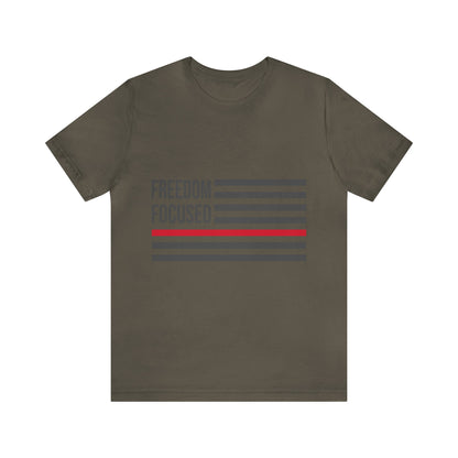 Freedom Collection (Thin Red Line) - Unisex Jersey Short Sleeve