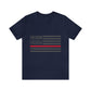 Freedom Collection (Thin Red Line) - Unisex Jersey Short Sleeve
