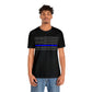 Freedom Collection (Thin Blue Line) - Unisex Jersey Short Sleeve