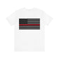 Never Forget Collection (Thin Red Line) - Unisex Fuser T-shirt