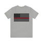 Never Forget Collection (Thin Red Line) - Unisex Fuser T-shirt