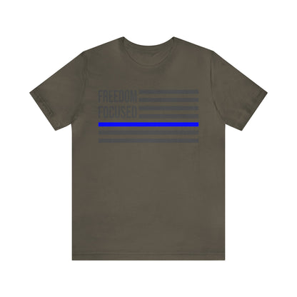 Freedom Collection (Thin Blue Line) - Unisex Jersey Short Sleeve