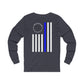 Freedom Collection (Thin Blue Line) - Unisex Jersey Long Sleeve Tee
