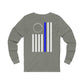 Freedom Collection (Thin Blue Line) - Unisex Jersey Long Sleeve Tee