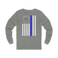 Freedom Collection (Thin Blue Line) - Unisex Jersey Long Sleeve Tee