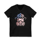 Unisex Jersey Short Sleeve V-Neck Tee