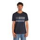 Men's Fitted V-Neck Short Sleeve Tee - Thin Blue Line (Duty)