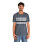 Freedom Collection (Thin Silver Line) - Unisex Fuser T-shirt