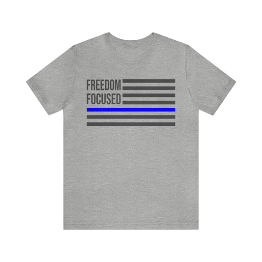 Freedom Collection (Thin Blue Line) - Unisex Jersey Short Sleeve
