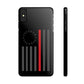 Freedom Collection (Thin Red Line) - iPhone Cases