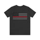Never Forget Collection (Thin Red Line) - Unisex Fuser T-shirt