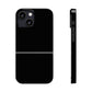 Thin Line Collection (Thin Silver Line) - iPhone Cases