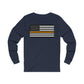 Standard Collection (Thin Orange Line) - Unisex Jersey Long Sleeve Tee